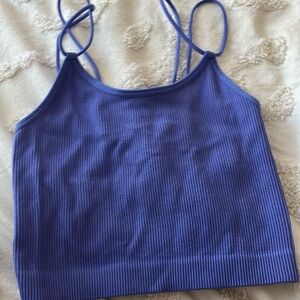 NO BOUNDARIES PURPLE TANK TOP SIZE SMALL